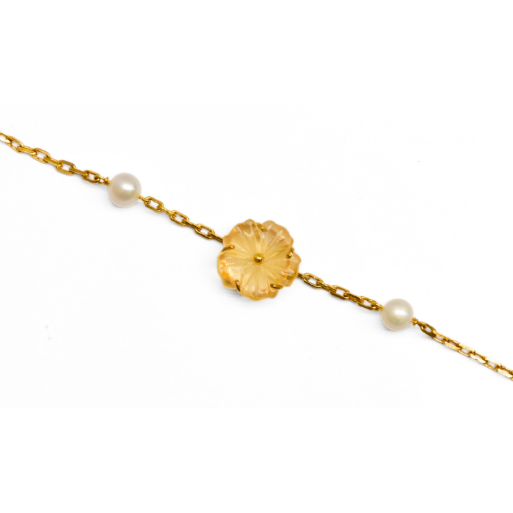 Picture of Citrine & Pearl Bracelet